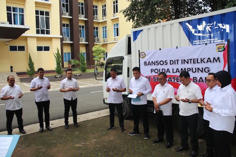 Ditintelkam Polda Lampung Kirim Bantuan Untuk Korban Bencana Sumatera