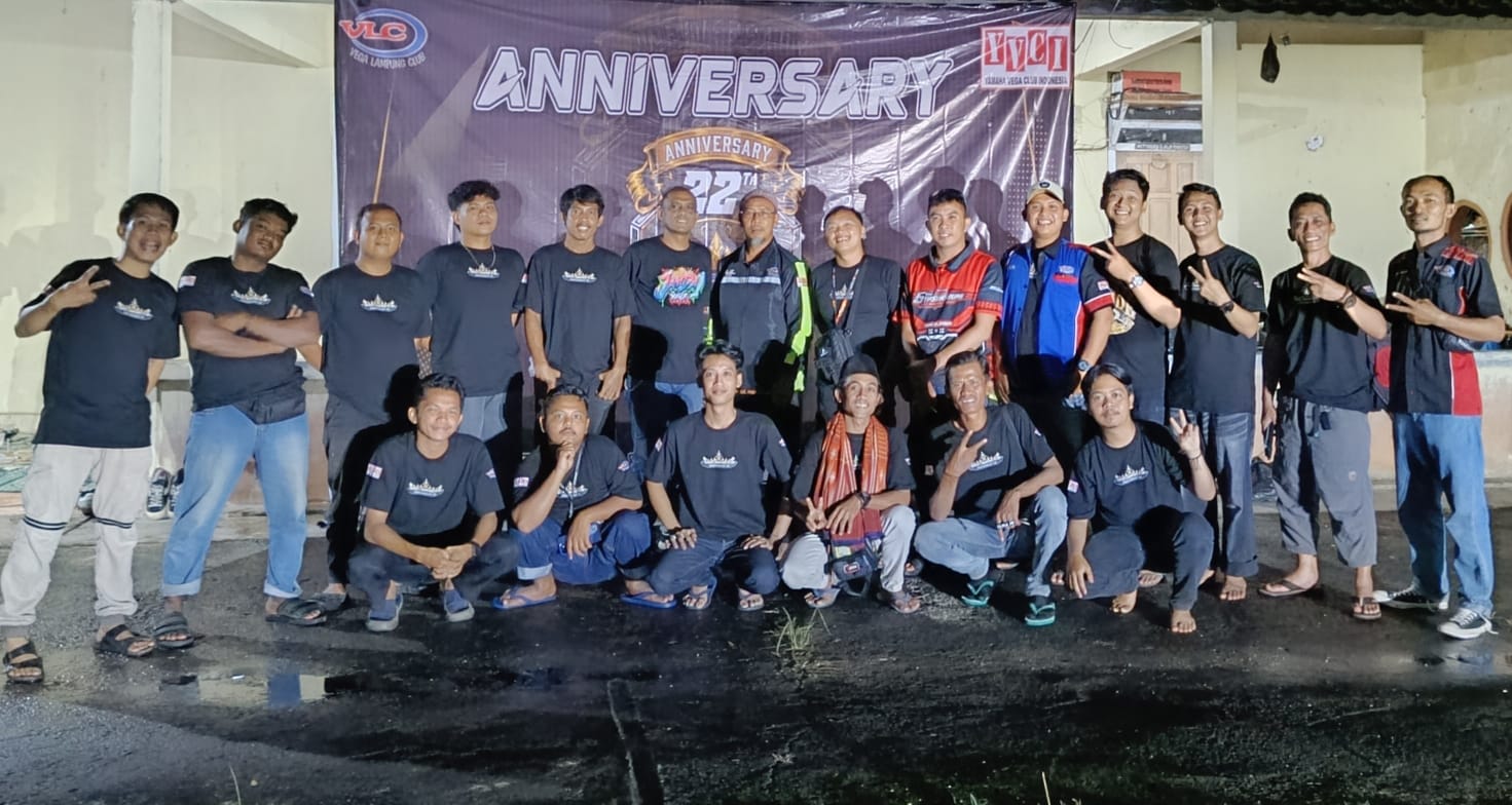22 Tahun Berkibar, Vega Lampung Club Kukuhkan Anggota Angkatan 19