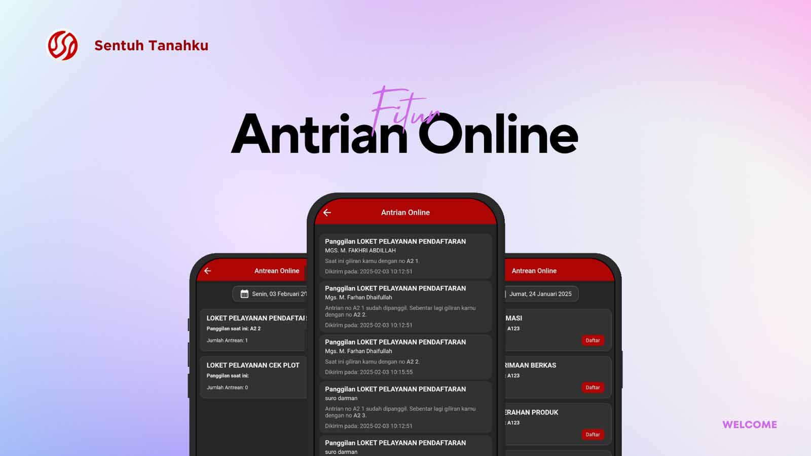 Fitur Antrian Online dari Aplikasi Sentuh Tanahku Permudah Masyarakat dalam Layanan Pertanahan